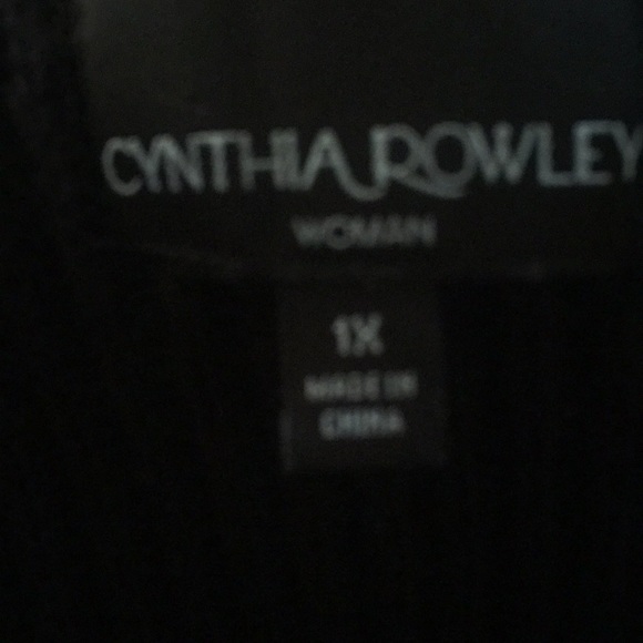 CYNTHIA ROWLEY CHUNKY OPEN CARDIGAN SIZE 1X - Picture 6 of 8